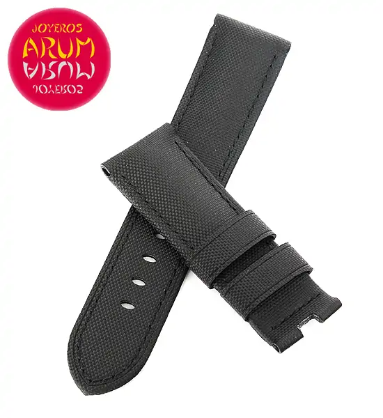 Z Panerai Strap Black Fabric 24 - 22 "SOLD"