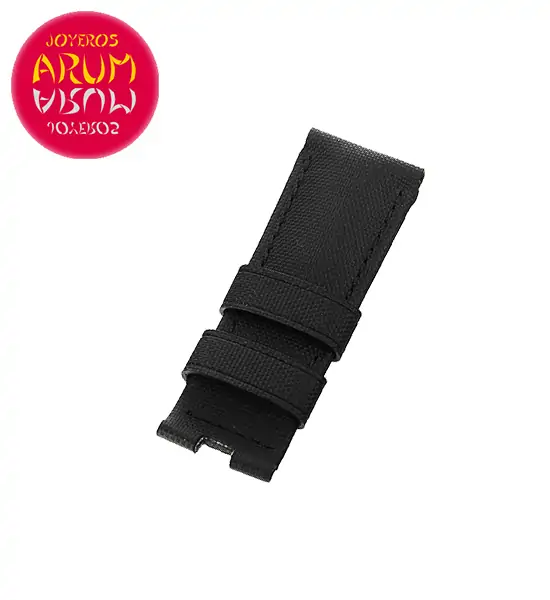 Z Panerai Strap Black Fabric 24 - 22 "SOLD"