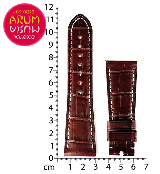 Z Panerai Strap Crocodile Leather 25 - 20 "SOLD"