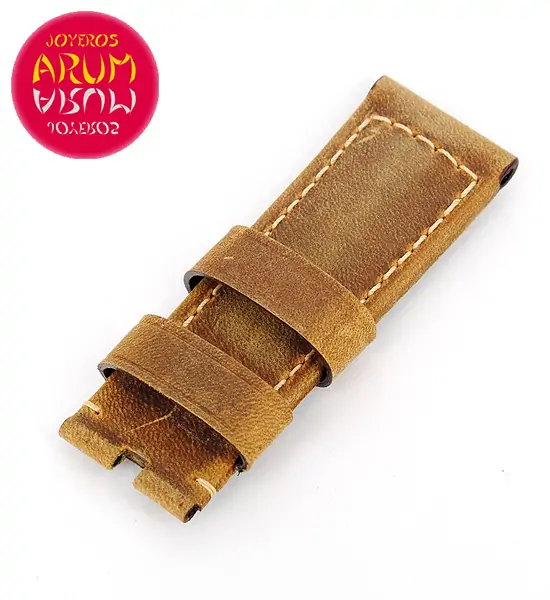 Z Panerai Strap Brown Leather Old Effect 24 - 22 "SOLD"