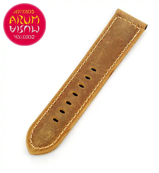 Z Panerai Strap Brown Leather Old Effect 24 - 22 "SOLD"