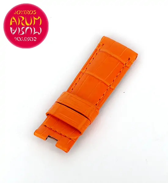 Z Panerai Strap Orange Crocodile Leather 22 - 20 "SOLD"
