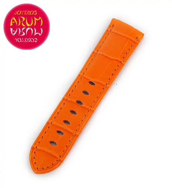 Z Panerai Strap Orange Crocodile Leather 22 - 20 "SOLD"