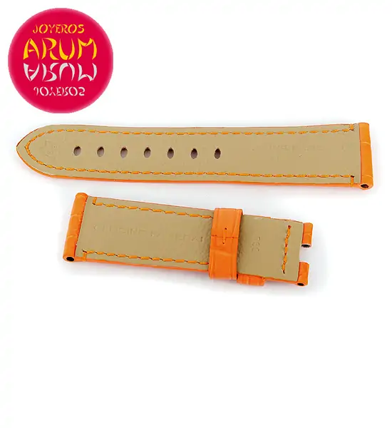 Z Panerai Strap Orange Crocodile Leather 22 - 20 "SOLD"