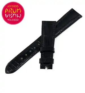 Z Patek Philippe Strap Black Crocodile Leather 18 - 14 RAC57 "SO