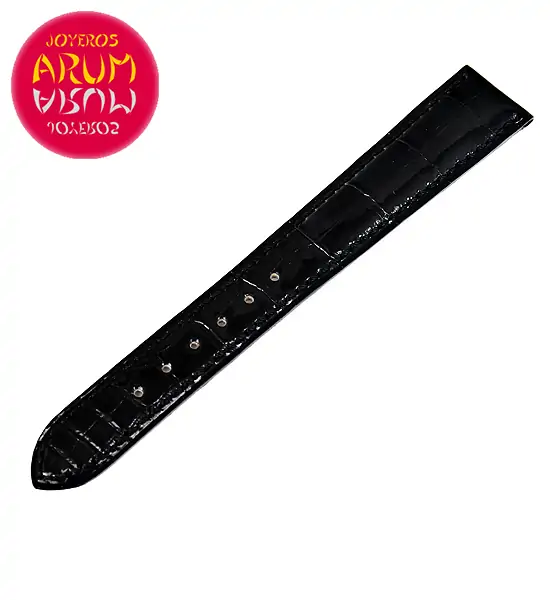 Z Patek Philippe Strap Black Crocodile Leather 18 - 14 RAC57 "SO