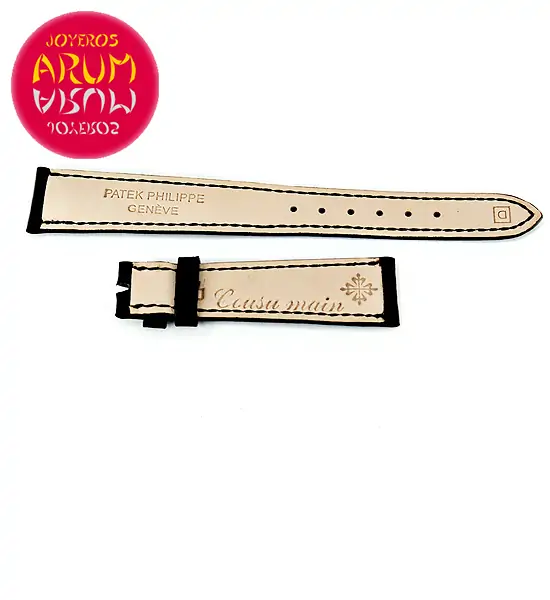 Z Patek Philippe Strap Black Crocodile Leather 18 - 14 RAC57 "SO