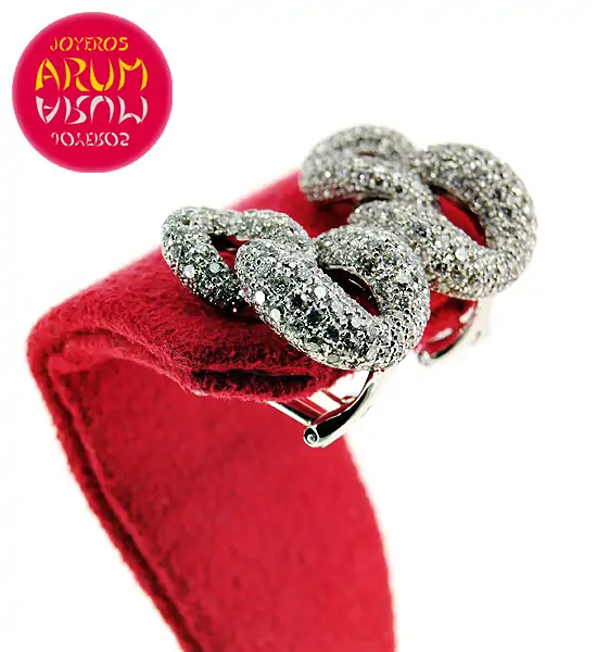 White Gold Earrings with Brilliants 2.43 cts. RAJ425 "SOLD"