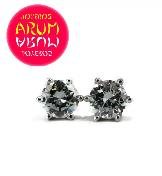 White Gold Earrings With Brilliants 1,22 ct. RAJ172 "SOLD"