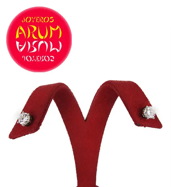 White Gold Earrings With Brilliants 1,22 ct. RAJ172 "SOLD"