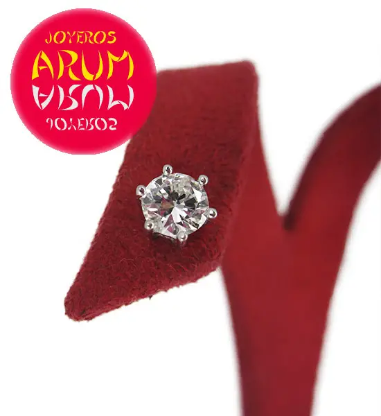 White Gold Earrings With Brilliants 1,22 ct. RAJ172 "SOLD"