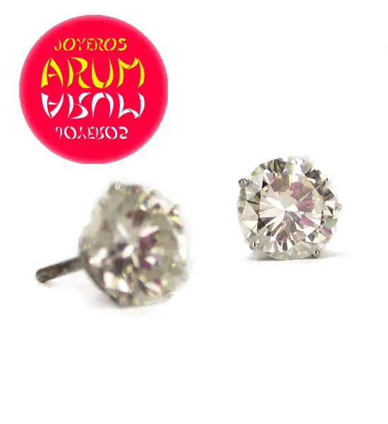 Suarez White Gold Earrings With Brilliants 2,84 qts RA223 "sold"