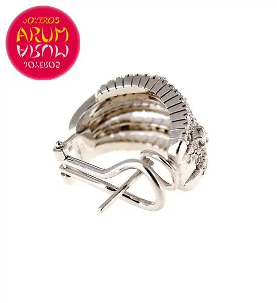 White Gold Earrings with Brilliants 2.05 cts. RAJ400