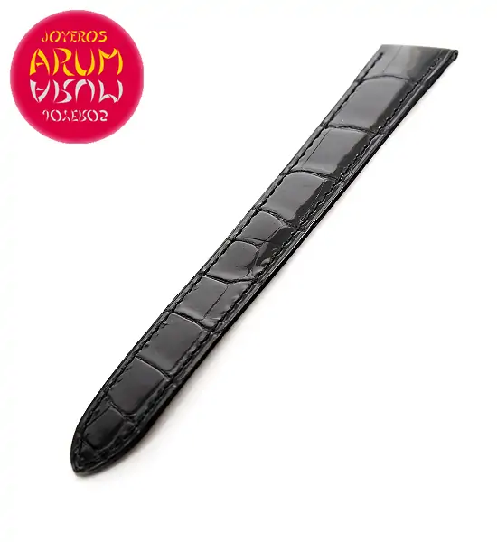 Z Piaget Strap Black Crocodile Leather 18 - 16