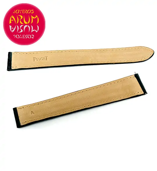 Z Piaget Strap Black Crocodile Leather 18 - 16