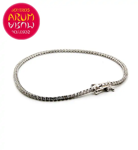 WHITE GOLD BRACELET WITH BRILLIANTS 0,98 CTS.