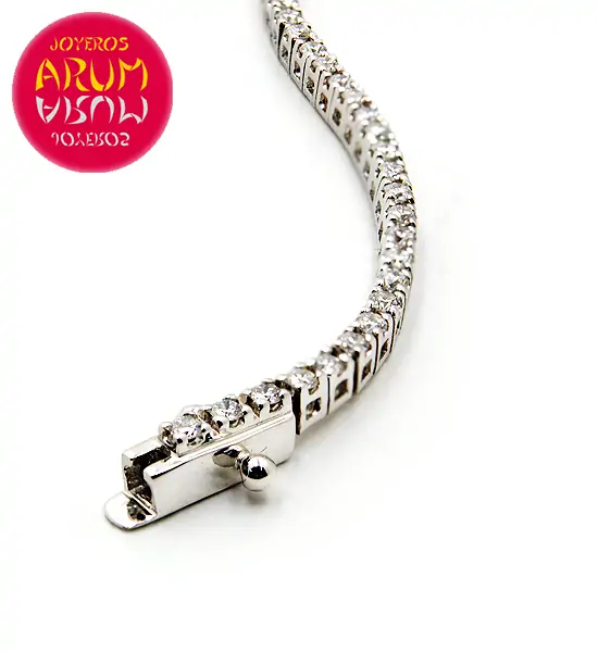 WHITE GOLD BRACELET WITH BRILLIANTS 0,98 CTS.