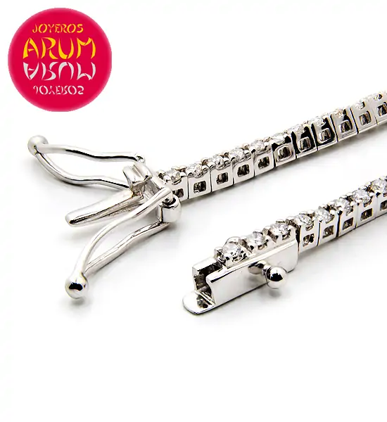WHITE GOLD BRACELET WITH BRILLIANTS 0,98 CTS.
