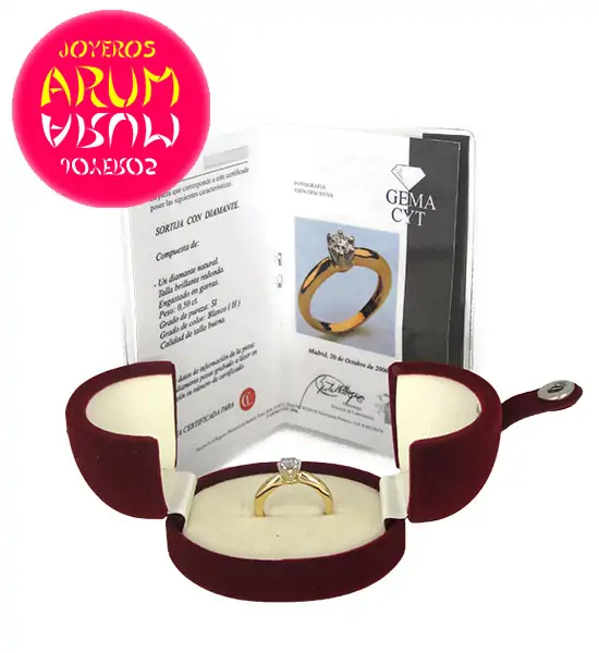 Ring with Brilliant 0,50 ct RAJ216 "SOLD"