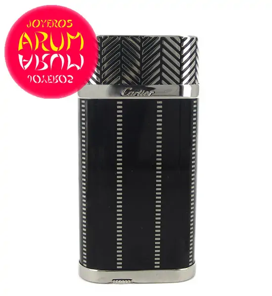 Cartier Lighter Chevrons Decor RA3103 "SOLD"