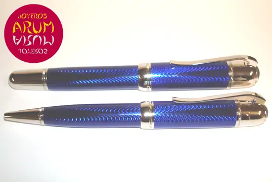 Fountain Pen + Ballpoint Montblanc Jules Verne ARUM Ref. 2561 "S Fountain Pen + Ballpoint Montblanc Jules Verne ARUM Ref. 2561 "S