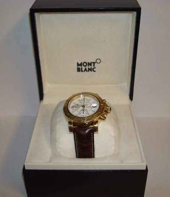 Montblanc Gold Chronograph "SOLD" Montblanc Gold Chronograph "SOLD"