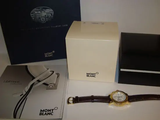 Montblanc Gold Chronograph "SOLD" Montblanc Gold Chronograph "SOLD"