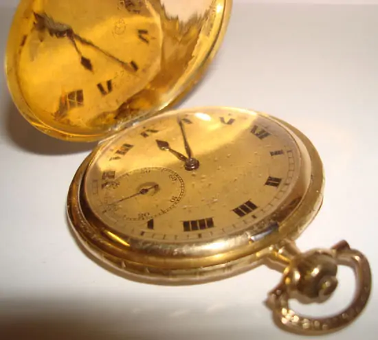 Movado Pocket Watch Yellow Gold Movado Pocket Watch Yellow Gold