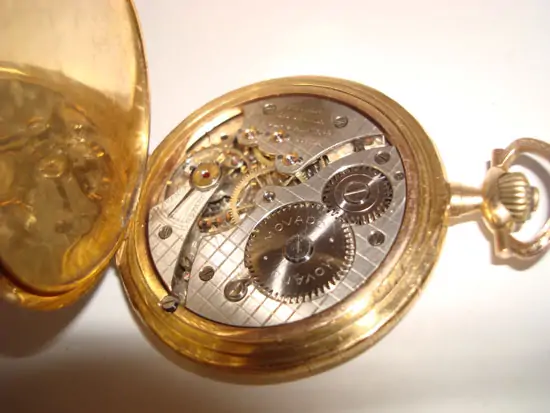Movado Pocket Watch Yellow Gold Movado Pocket Watch Yellow Gold