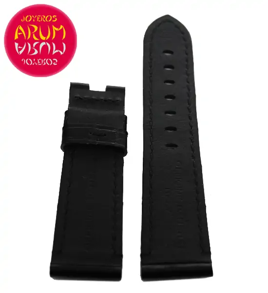 Z Panerai Strap Black Crocodile Leather 22 - 20 RAC12