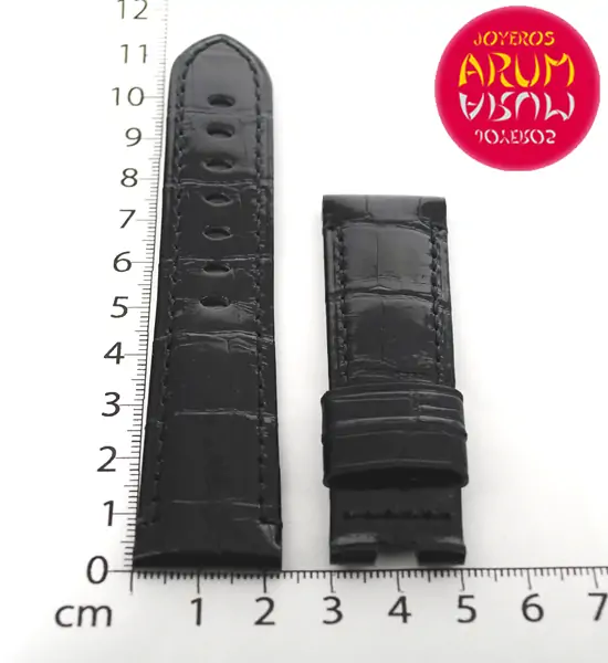 Z Panerai Strap Black Crocodile Leather 22 - 20 RAC12