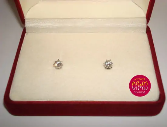 Earrings claw with brilliant 0,44 qts "SOLD"