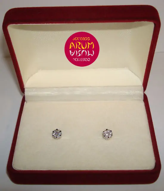 Earrings claw with brilliants 0,31 qts "SOLD"