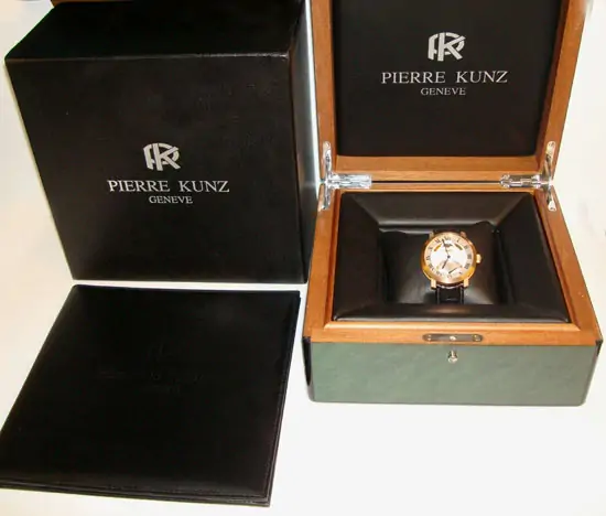 Pierre Kunz Retrograde Seconds Moonphase "SOLD"