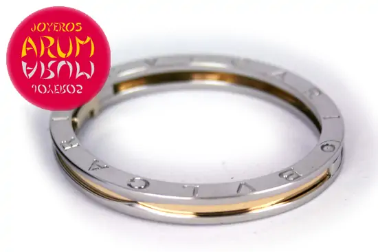 Bangle Bracelet B.ZERO1 Stell and Yellow RAJ 162