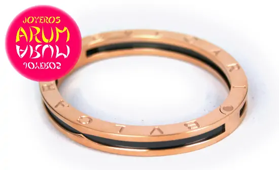 Bangle Bracelet B.ZERO1 Pink Gold Ceramic RAJ116 "SOLD"