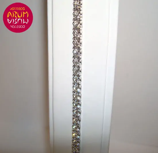 White gold bracelet with brilliants 4,24 ct "SOLD"