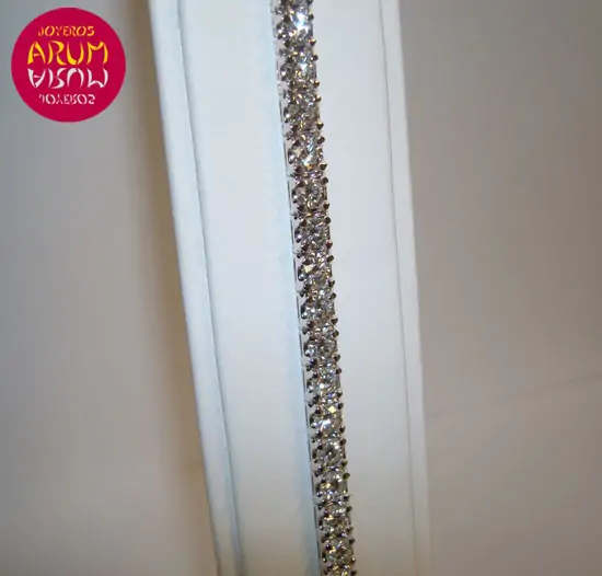 White gold bracelet with brilliants 7,44 ct "SOLD"