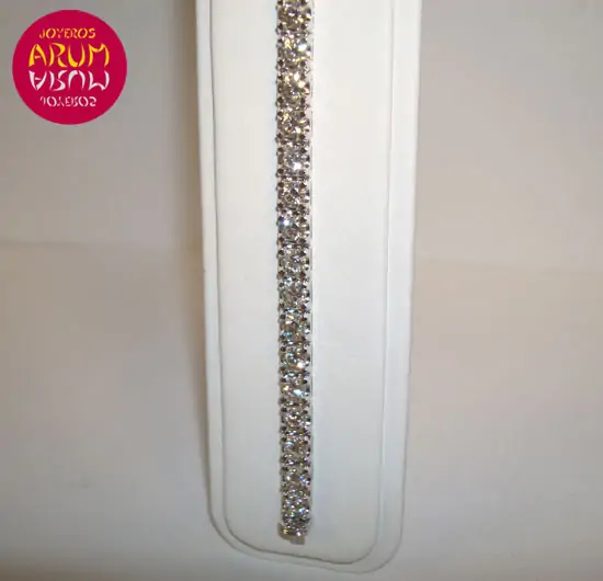 White gold bracelet with brilliants 7,44 ct "SOLD"