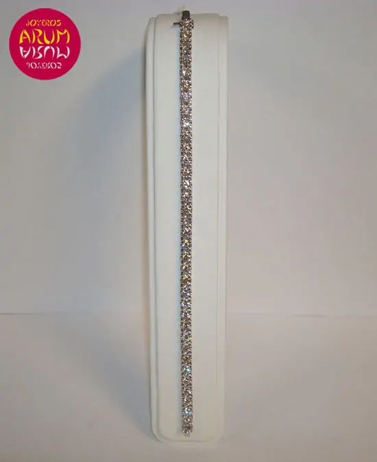 White gold bracelet with brilliants 7,44 ct "SOLD"