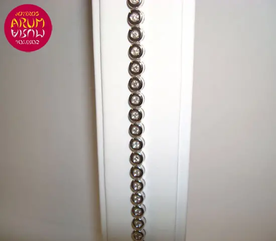 White gold bracelet with brilliants 1,28 ct "SOLD"