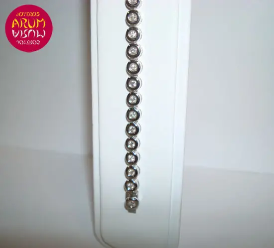 White gold bracelet with brilliants 1,28 ct "SOLD"