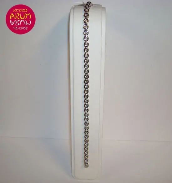 White gold bracelet with brilliants 1,28 ct "SOLD"