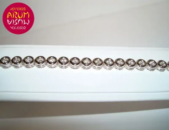 White gold bracelet with brilliants 2,05 ct "SOLD"