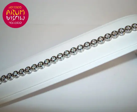 White gold bracelet with brilliants 2,05 ct "SOLD"