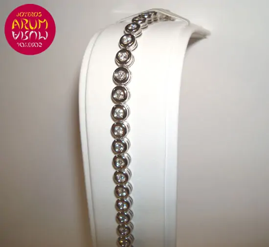 White gold bracelet with brilliants 2,05 ct "SOLD"