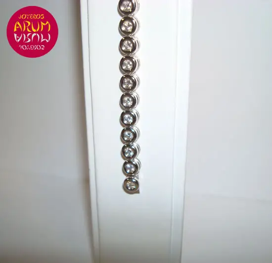White gold bracelet with brilliants 2,05 ct "SOLD"