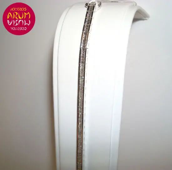 White gold bracelet with bagués 2,57 ct "SOLD"