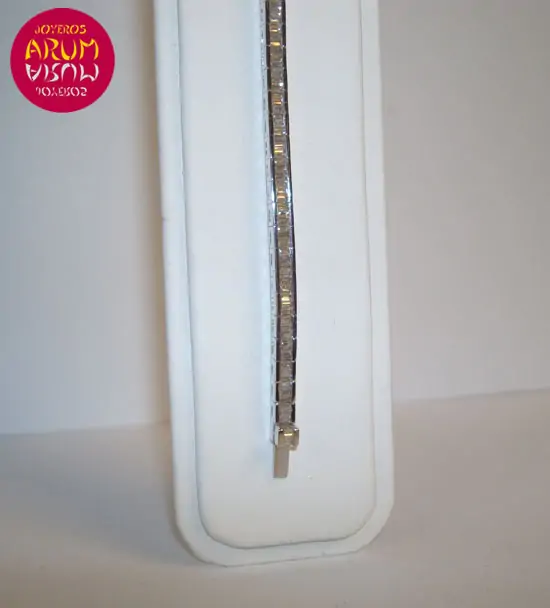 White gold bracelet with bagués 2,57 ct "SOLD"