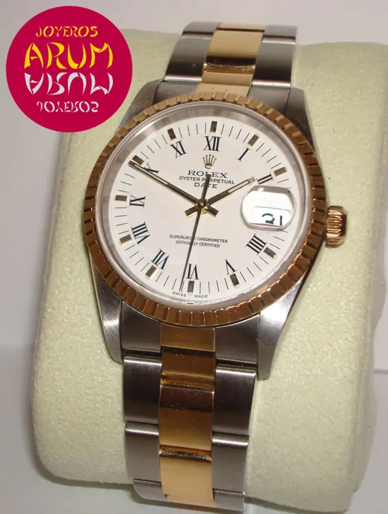 Rolex Date Steel & Gold "SOLD" Rolex Date Steel & Gold "SOLD"